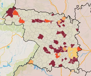 Mapa IA municipios a siete días (3 de diciembre)