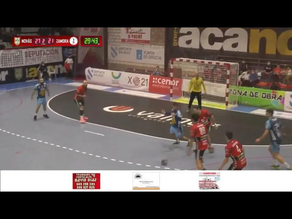 El Balonmano Zamora Enamora Vs. Acanor Novás Valinox