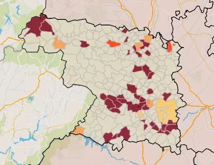 Mapa IA municipios a siete días (7 de diciembre)