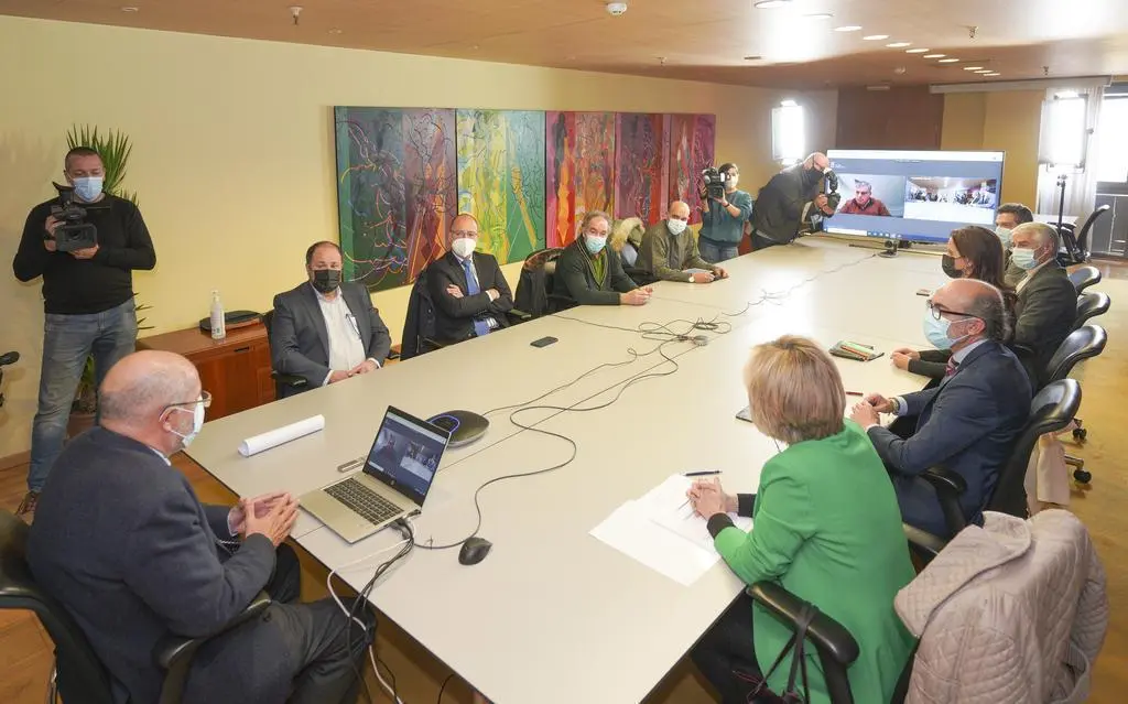 Reunión de Igea con los representantes sectoriales