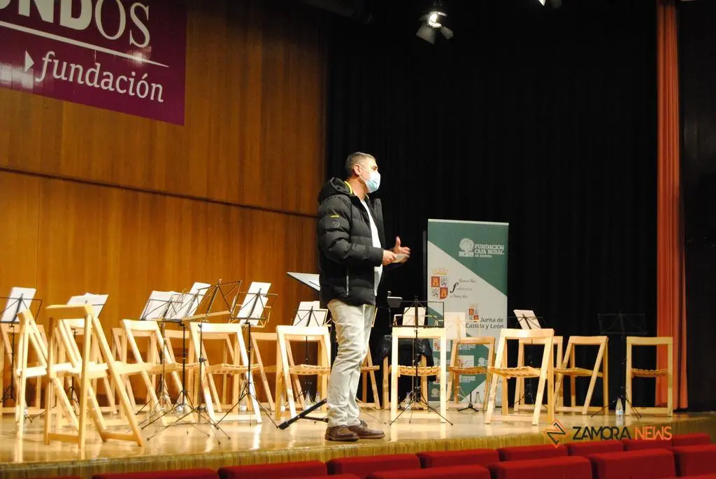 Bandas de Castilla y León en el Auditorio Fundos. | FOTO: Héctor Barrueco