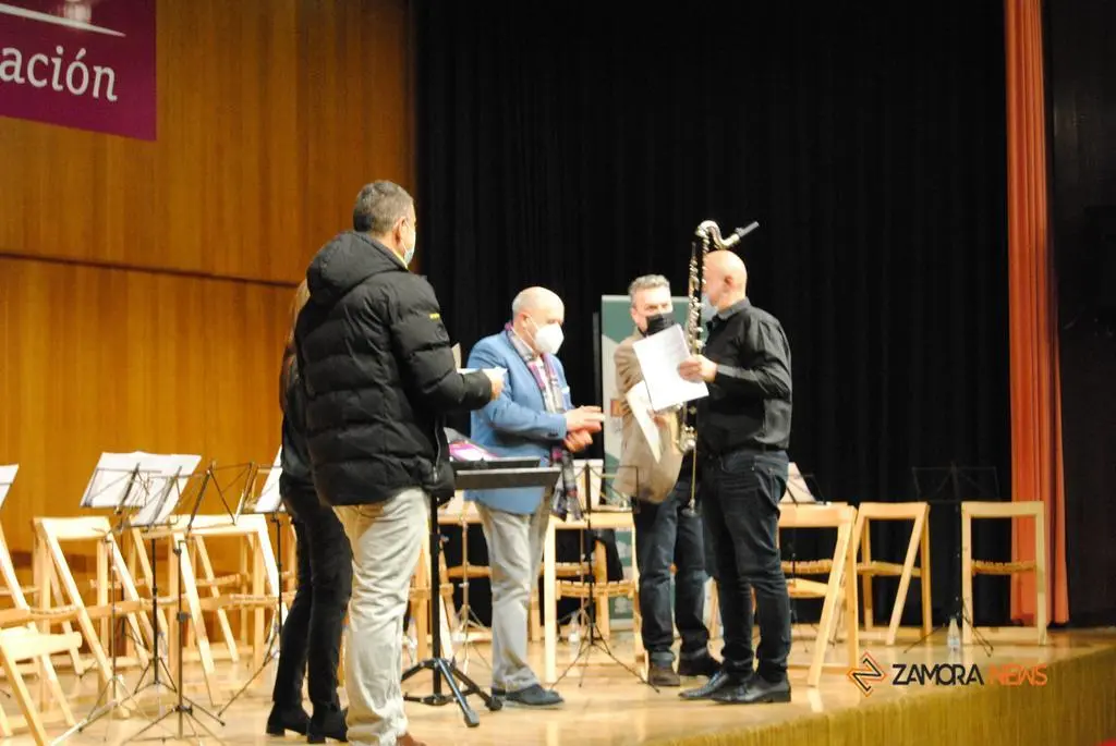 Bandas de Castilla y León en el Auditorio Fundos. | FOTO: Héctor Barrueco