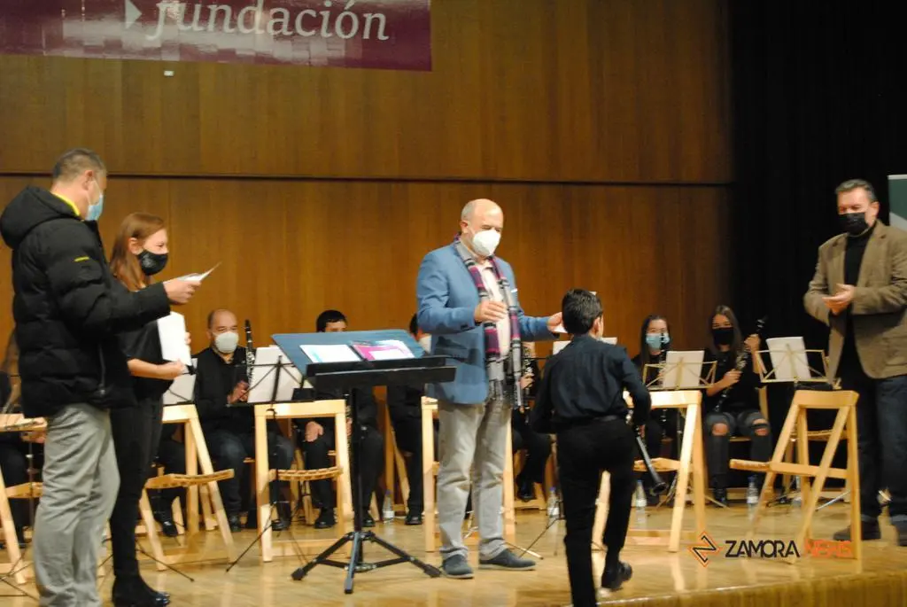Bandas de Castilla y León en el Auditorio Fundos. | FOTO: Héctor Barrueco