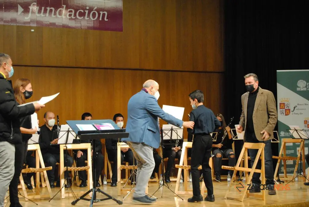 Bandas de Castilla y León en el Auditorio Fundos. | FOTO: Héctor Barrueco