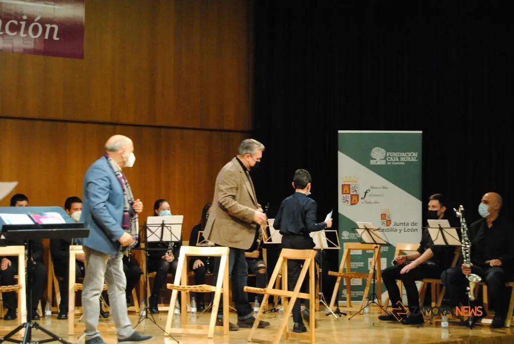 Bandas de Castilla y León en el Auditorio Fundos. | FOTO: Héctor Barrueco