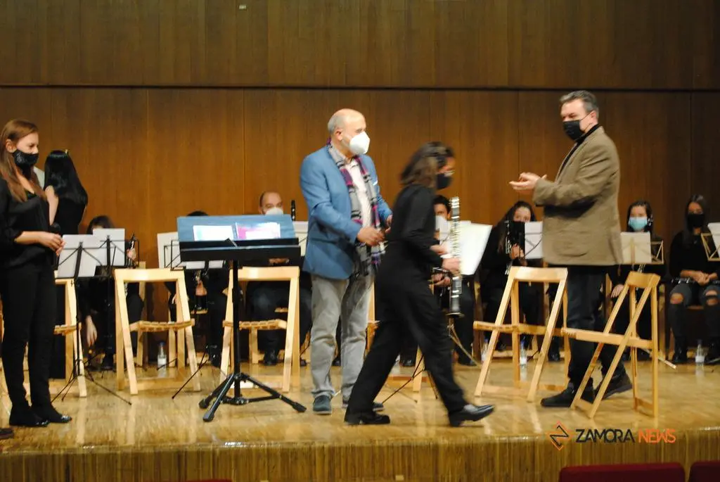 Bandas de Castilla y León en el Auditorio Fundos. | FOTO: Héctor Barrueco