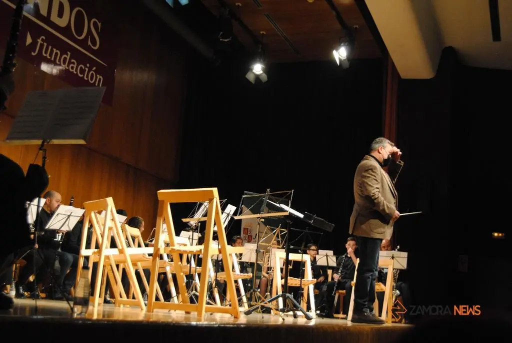 Bandas de Castilla y León en el Auditorio Fundos. | FOTO: Héctor Barrueco