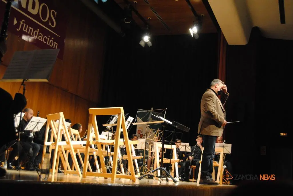 Bandas de Castilla y León en el Auditorio Fundos. | FOTO: Héctor Barrueco