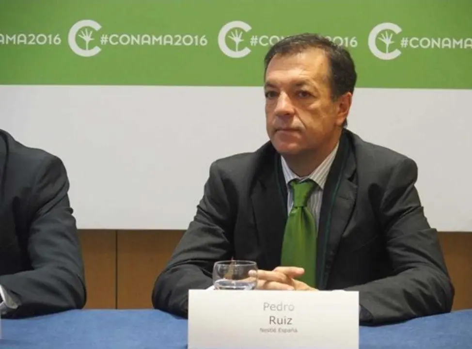 El responsable de Sostenibilidad de Nestlé España, Pedro Ruiz Rodríguez