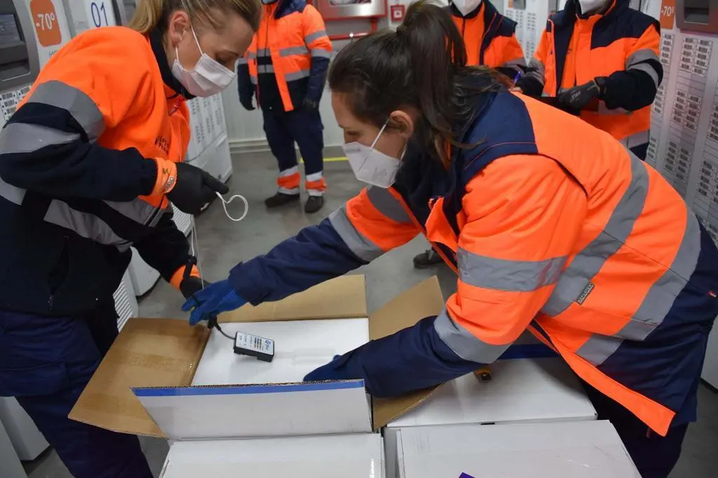Primera partida de la vacuna pediátrica contra el Covid llegada a España