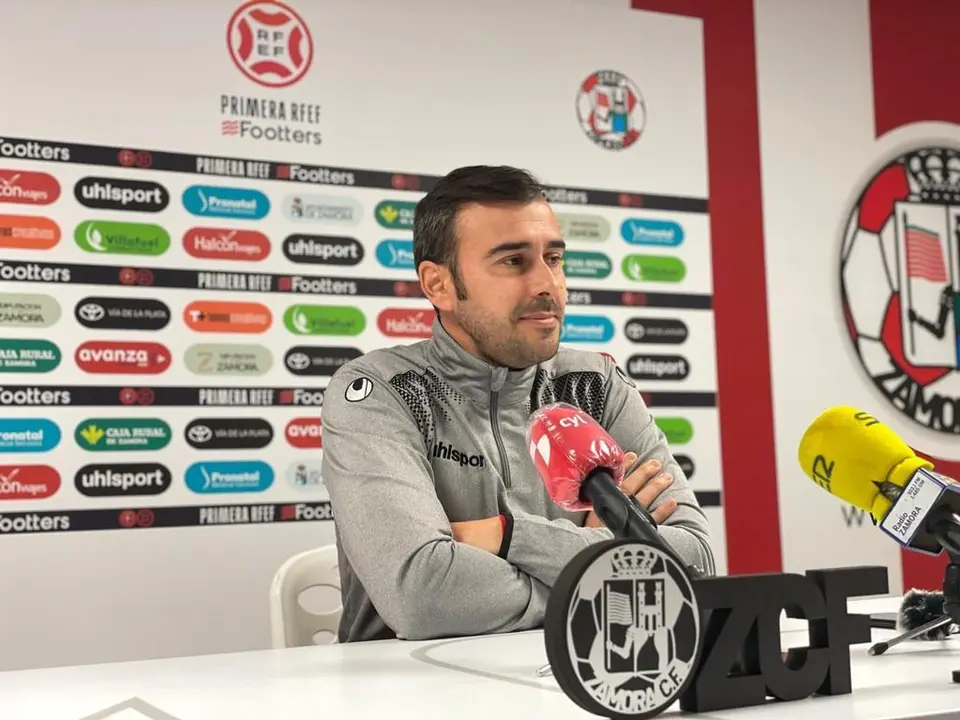 Yago Iglesias, entrenador del Zamora CF. | FOTO: Zamora CF