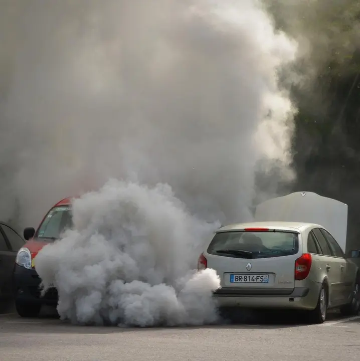 Contaminación vehículo.