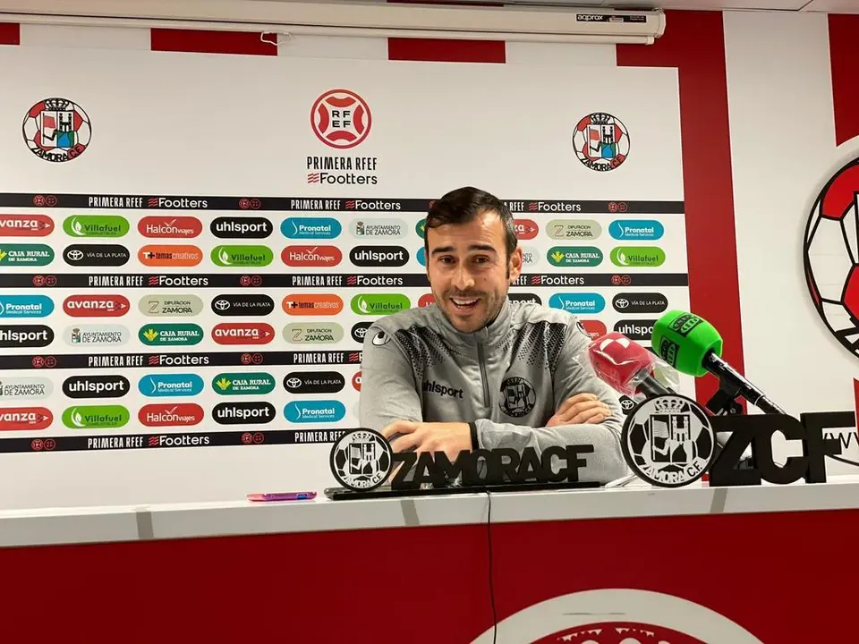 Yago Iglesias, entrenador del Zamora CF. | FOTO: Zamora CF