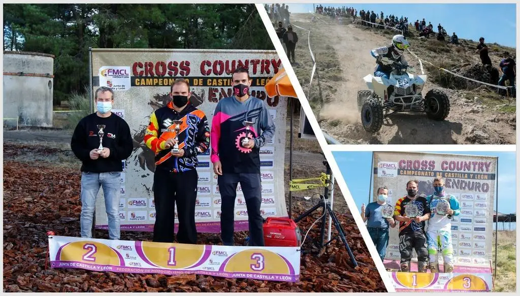 Podium Campeonato de Castilla y León de Quad Cross Country