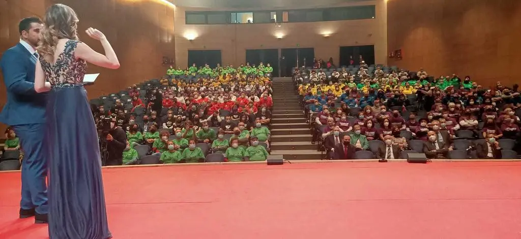 Momento durante la grabación del pueblo más bonito de CyL. Fotografía: Ayuntamiento de Fermoselle