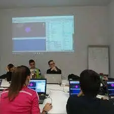 Alumnos de la Vaguada en clase. Foto Facebook