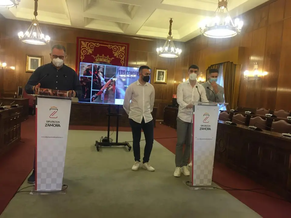 Presentación de la nueva Junta Directiva de la Asociación Los Castros que promueve los cencerrones de Abejera de Tábara