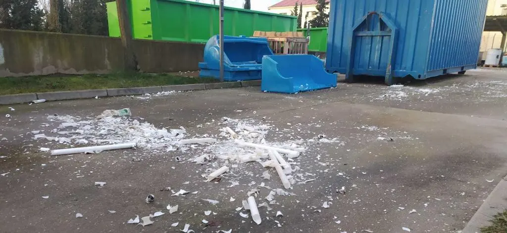 Los salados benavente actos vandálicos