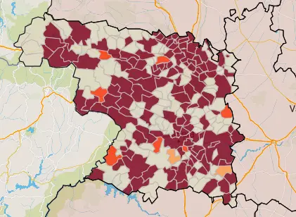 Mapa IA municipios a siete días (28 de diciembre)