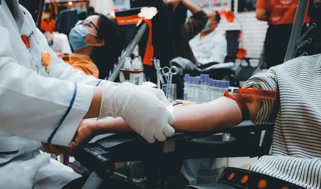 Foto archivo donación de sangre
