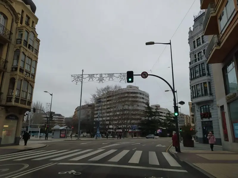 Vista de la Avenida de Portugal de Zamora