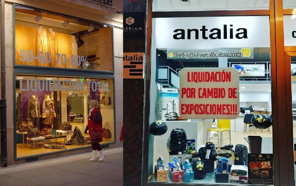 liquidación la rosa de oro antalia escaparate