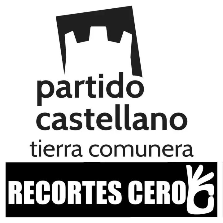 Logo Partido Castellano-Tierra Comunera-Recortes Cero PCAS-TC-RC en elecciones Castilla y León 2022