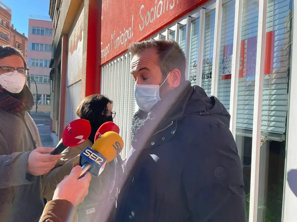 David Gago, portavoz grupo socialista en el Ayuntamiento de Zamora.