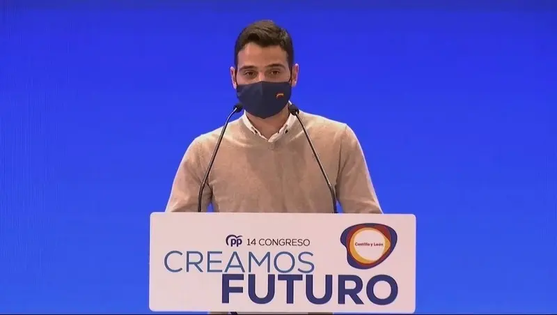 Juan del Canto en la Convención del PP