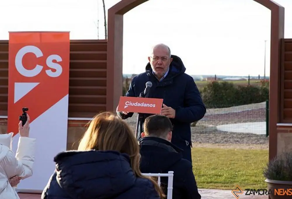 Francisco Igea en la presentación de la candidatura de Ciudadanos en Zamora. | FOTO: Rocío Gato