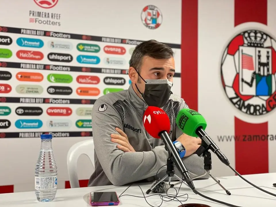 Yago Iglesias, entrenador del Zamora CF. | FOTO: Zamora CF
