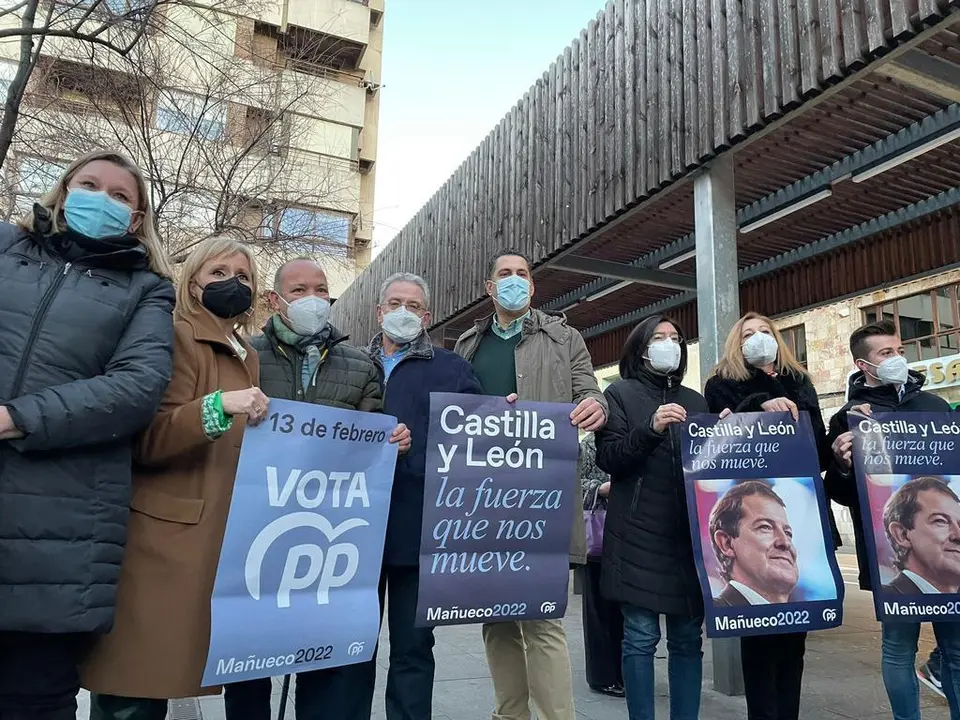 Los candidatos del PP por Zamora a las elecciones de la Junta de Castilla y León.