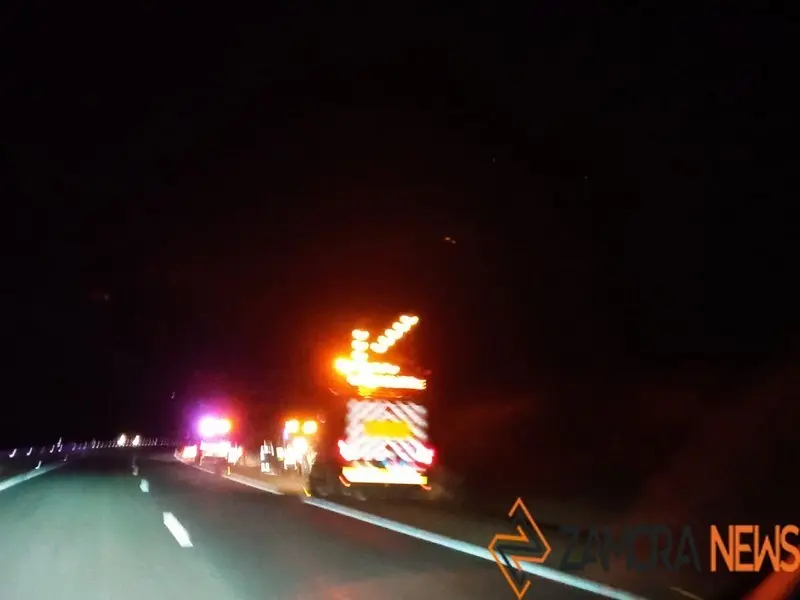 Salida de vehículo en la A-11