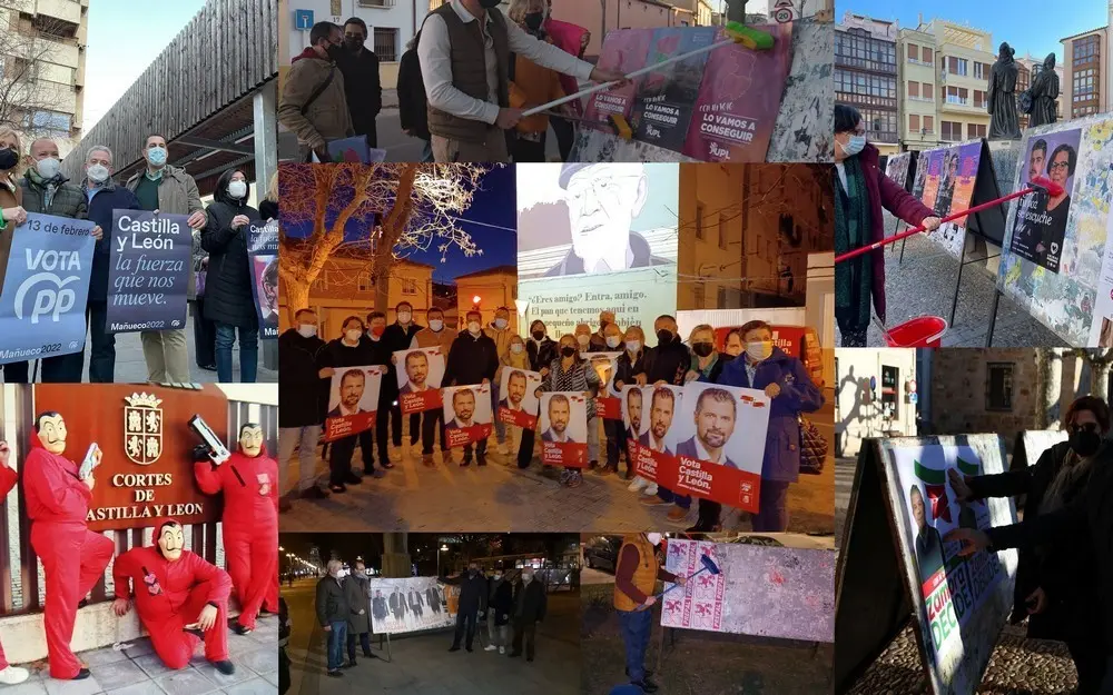 Pegada carteles partidos 13F