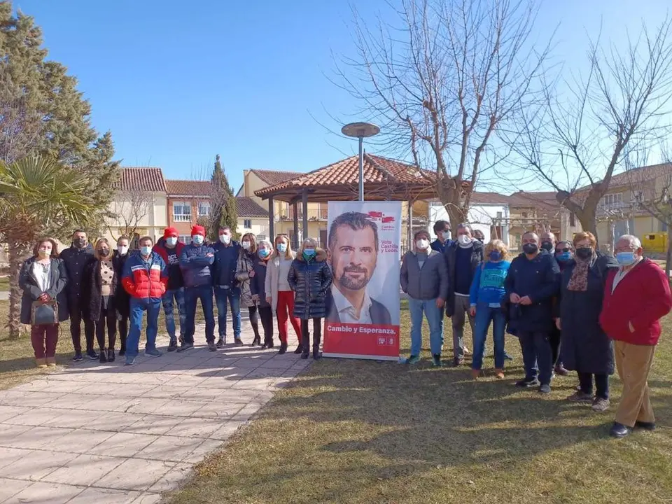 PSOE Zamora. Domingo 30-01-2022. Visita El Perdigón y Morales del Vino