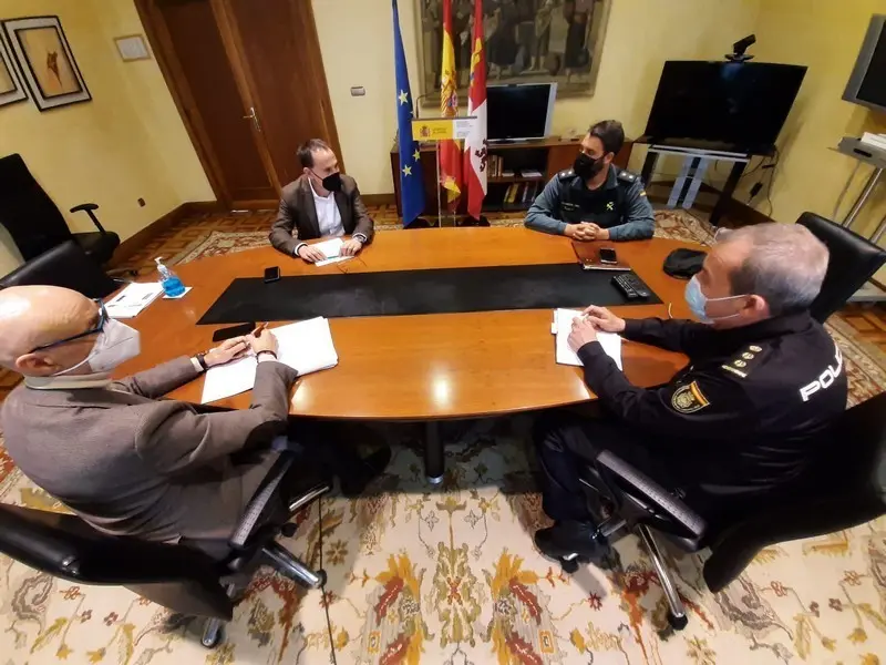 Reunión de coordinación del subdelegado del Gobierno con las Fuerzas de Seguridad