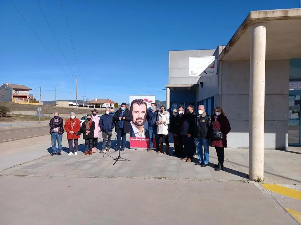 02 PSOE Zamora. 01-02-2022 Tábara Defensa Sanidad Pública