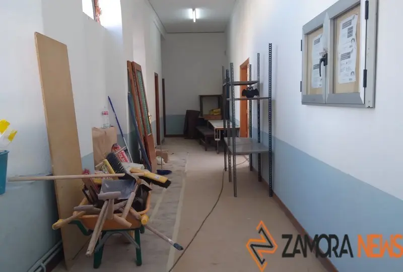Obras en las Escuelas de Pinilla