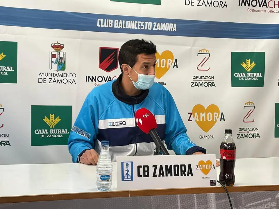 Saulo Hernández, entrenador del CB Zamora.