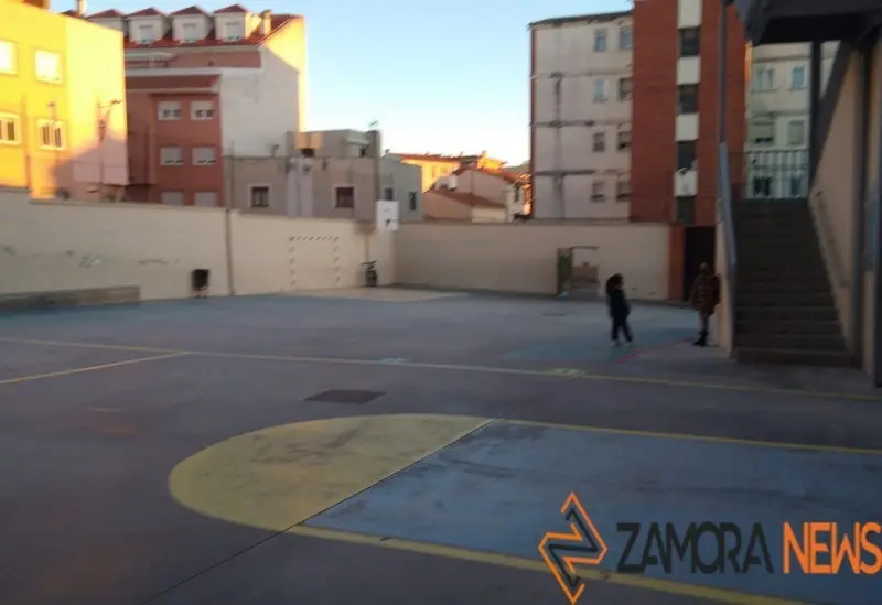 Patio del colegio de la Santísima Trinidad de Pinilla
