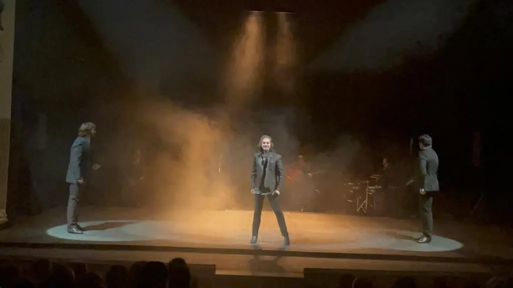 Farruquito en su actuación en el Teatro Principal.
