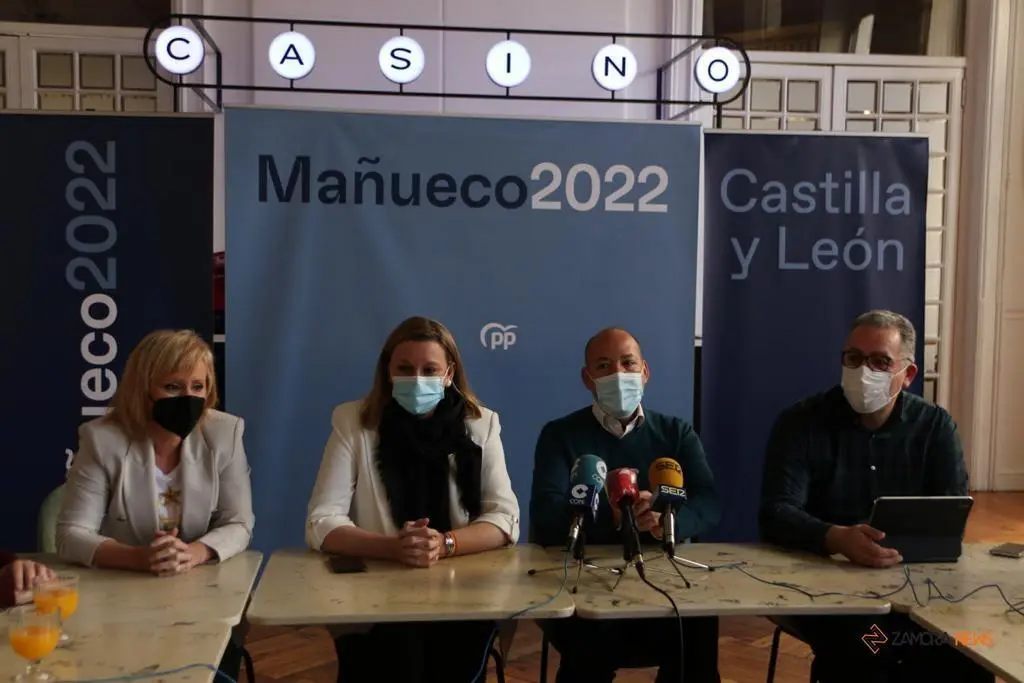 Los candidatos del PP de Zamora a las Cortes de Castilla y León el 13F realizan un balance de la campaña electoral