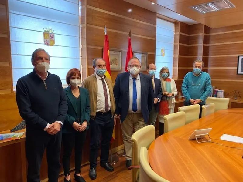 Reunión con el consejero de Sanidad