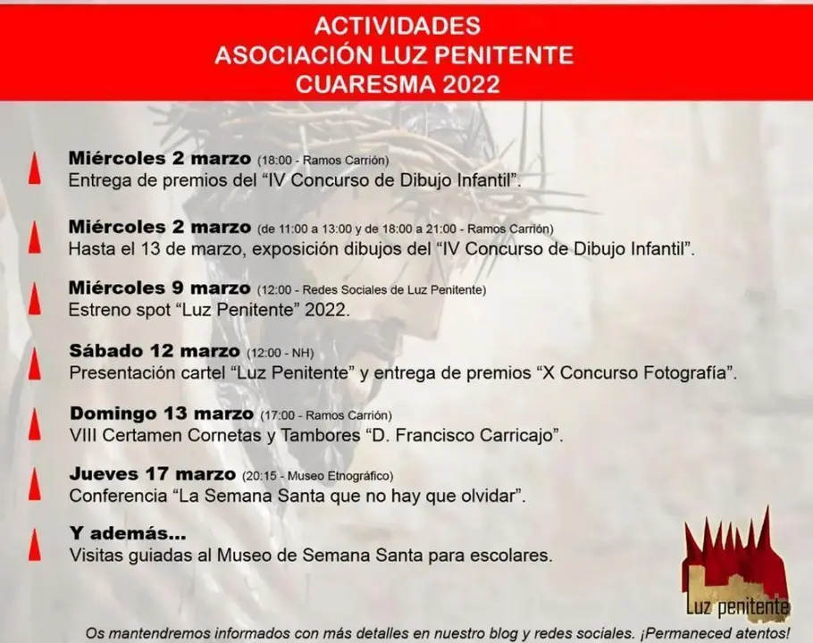 CALENDARIO CUARESMA 2022