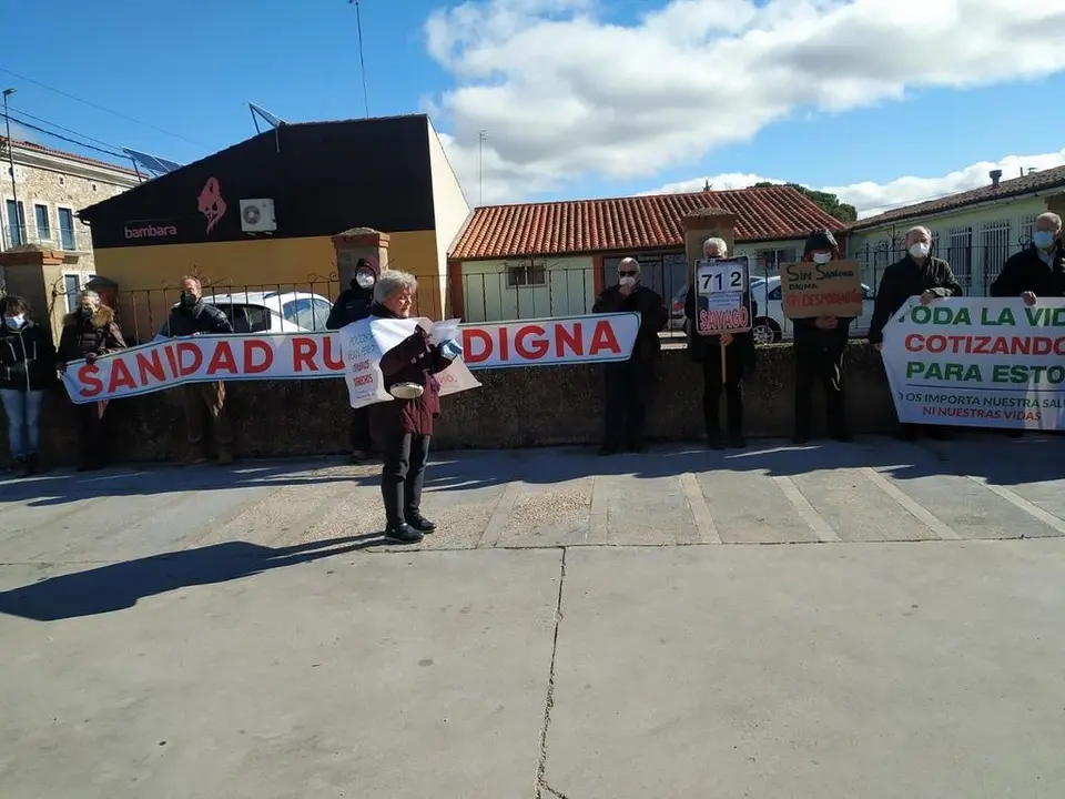 Vigésimocuarta protesta de la Plataforma en Defensa de  la Sanidad Pública de Sayago