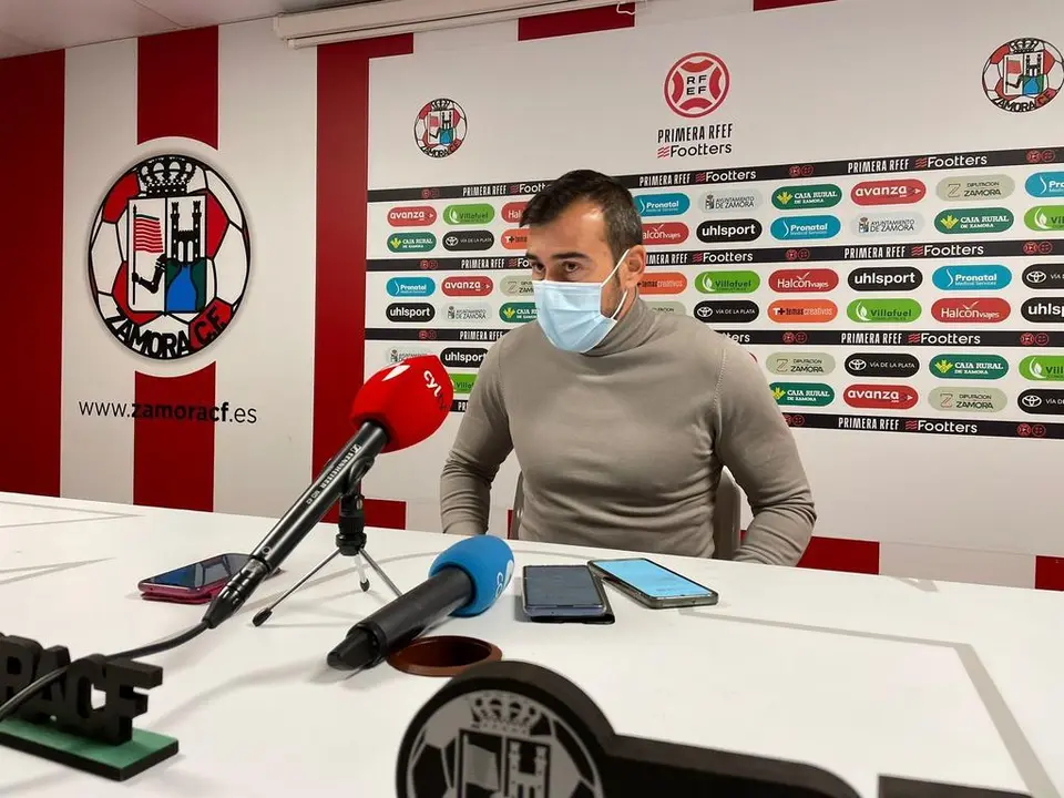 Yago Iglesias, entrenador del Zamora CF.