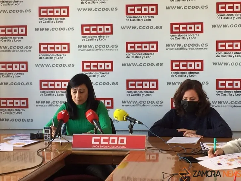 Rueda de prensa de CCOO