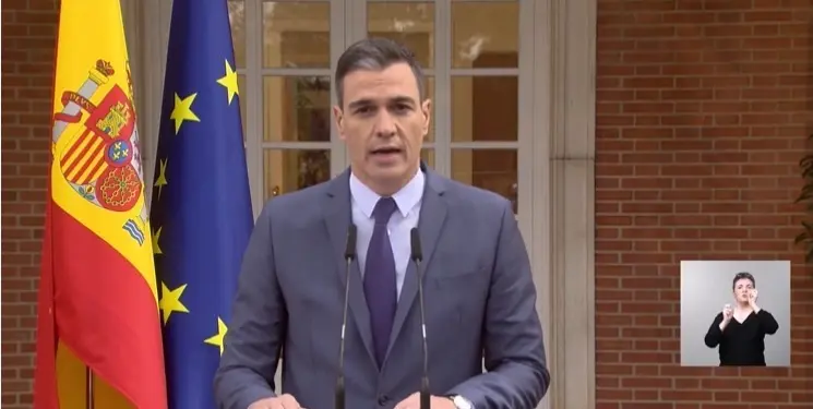 Comparecencia de Pedro Sánchez