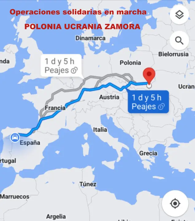 MAPA ZAMORA POLONIA