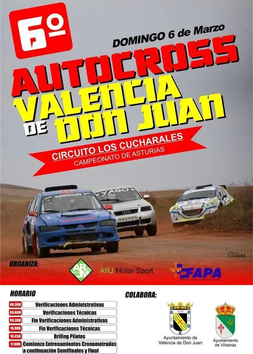 Agenda motor domingo, autocross Valencia de Don Juan